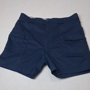 Sportif "Original" Stretch Cargo Shorts. Sz 40, Navy Blue, Boating Shorts